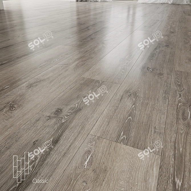 Toscana Oak Flooring Vray Models 3D model image 1