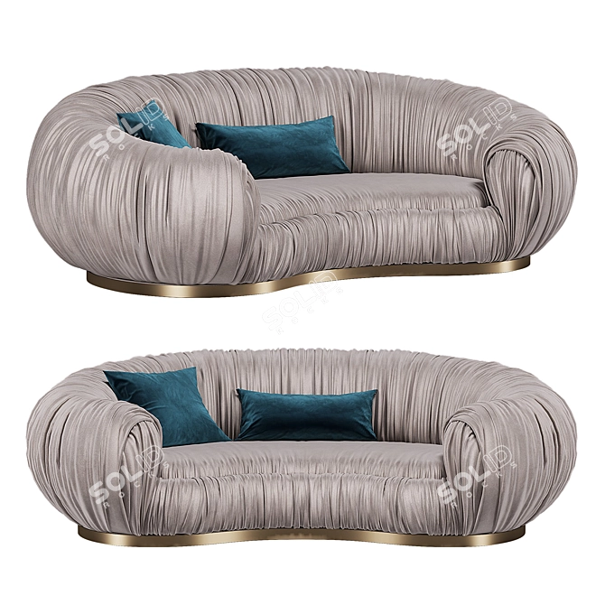 Contemporary Perugia Sofa 2016 Model 3D model image 1