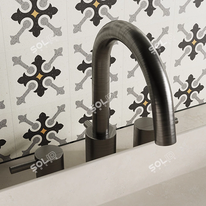 Omnires Y Bathroom Furniture Set 3D model image 5