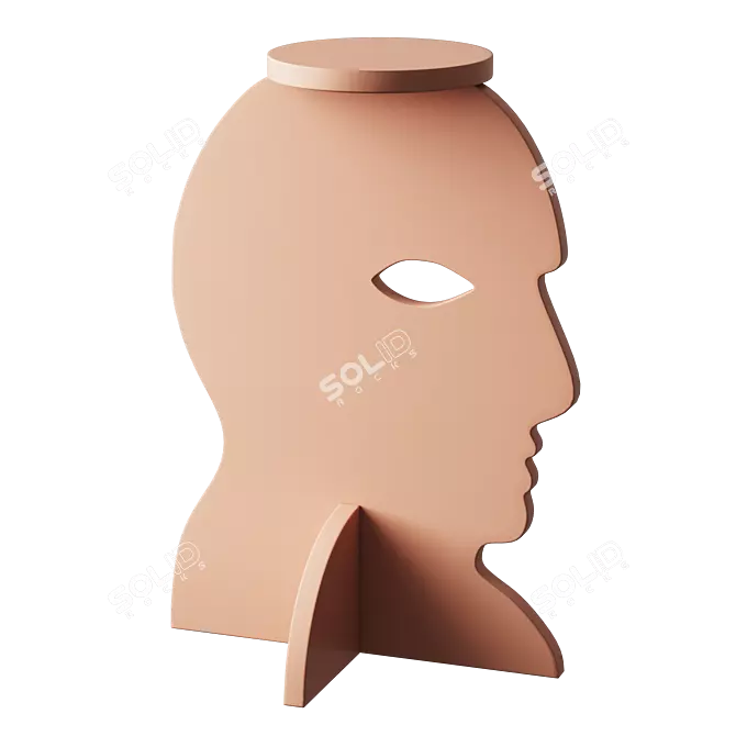 Profile Table: Modern Design Piece 3D model image 4