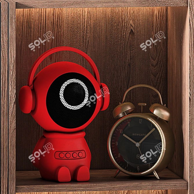 Modern Composite Wardrobe Furniture 3D model image 2