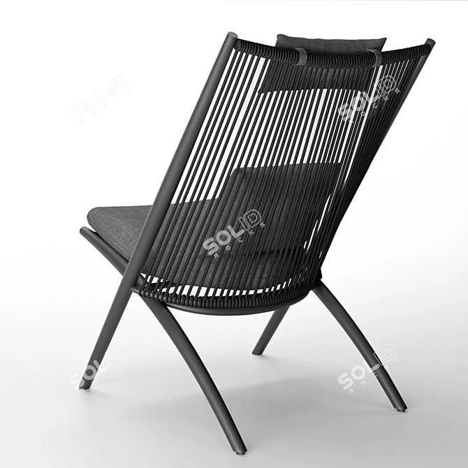 Outdoor Aloha Lounge Chair - XK04 3D model image 4