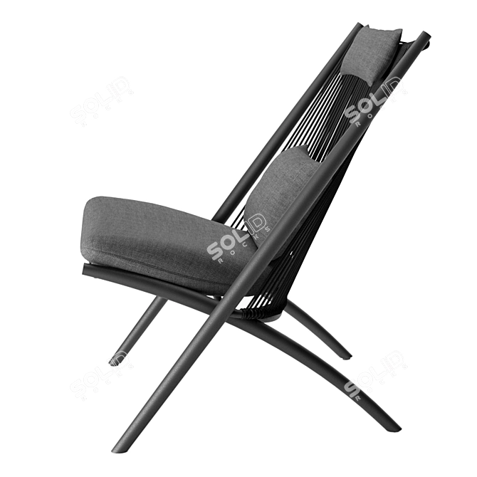 Outdoor Aloha Lounge Chair - XK04 3D model image 8