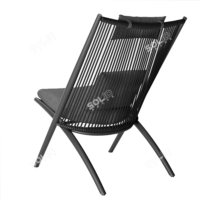 Outdoor Aloha Lounge Chair - XK04 3D model image 9