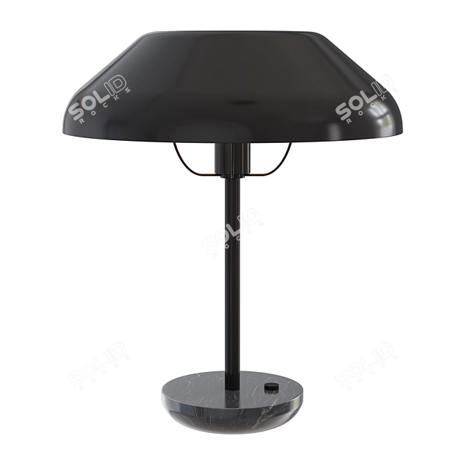 Modern 1-Light Table Lamp 3D model image 1