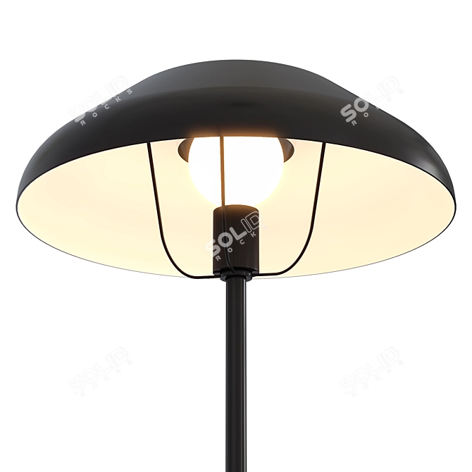 Modern 1-Light Table Lamp 3D model image 2