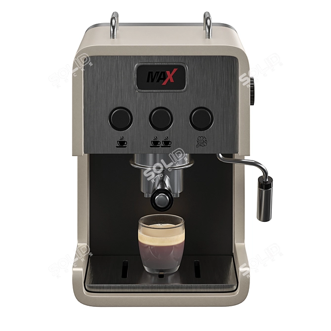 Premium Espresso Coffee Machine, 3D Model 3D model image 4