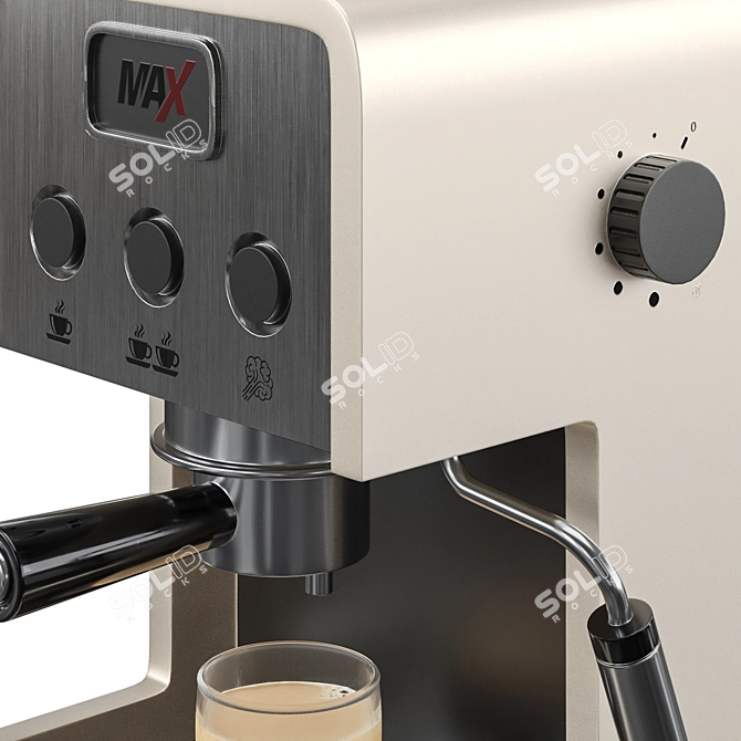 Premium Espresso Coffee Machine, 3D Model 3D model image 12