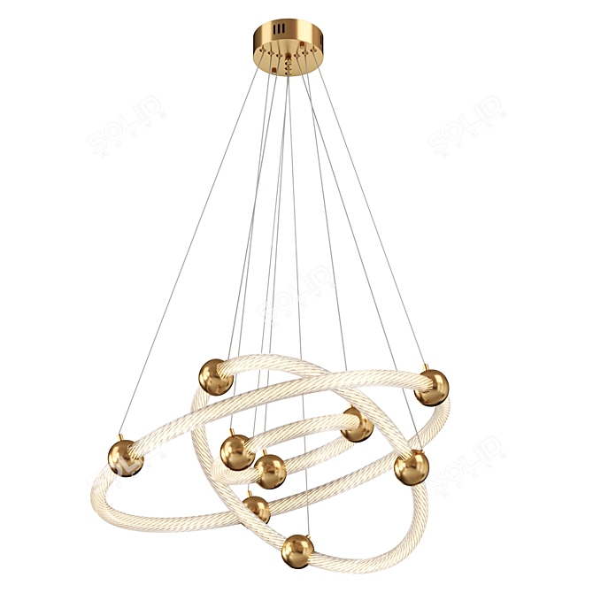 Luxury Auralia M Pendant Chandelier 3D model image 1