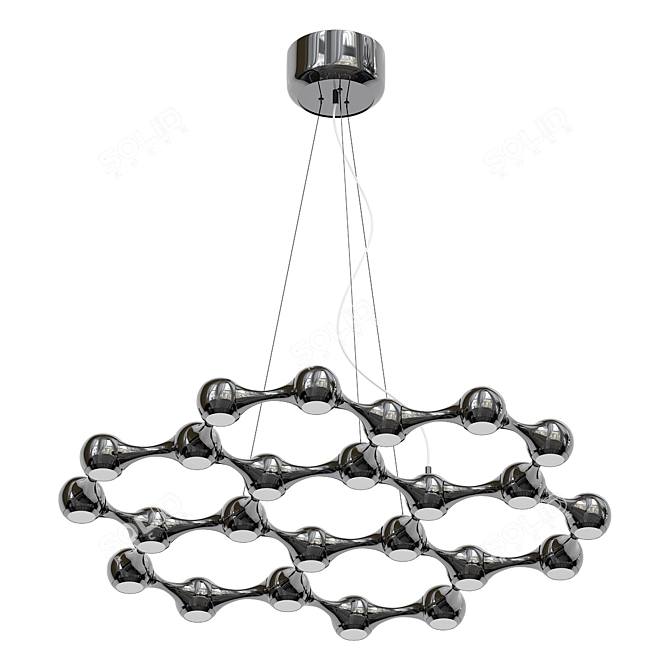 Modern Nordic Style Chandelier "Goslar 3D model image 1