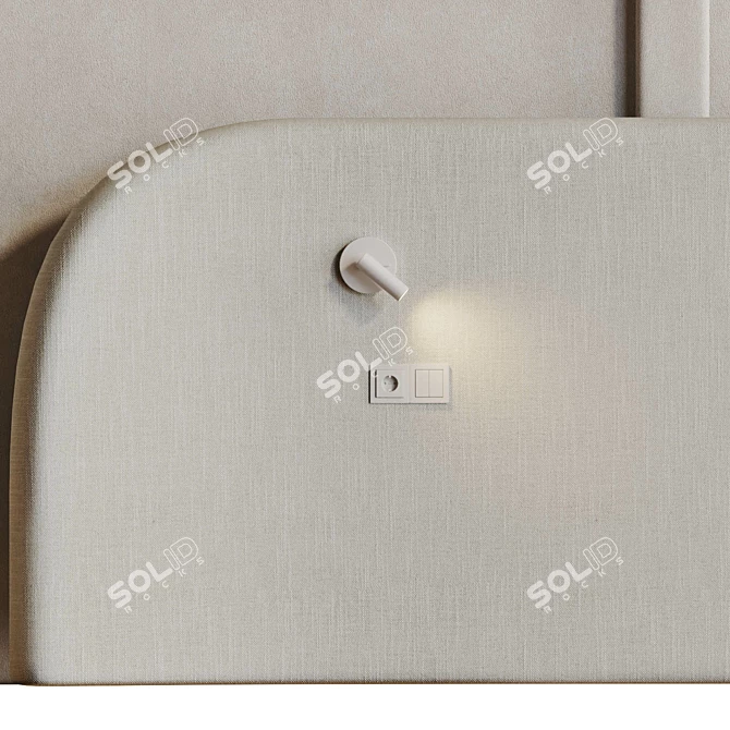 Decorative 3D Wall Panel Arch 3D model image 3