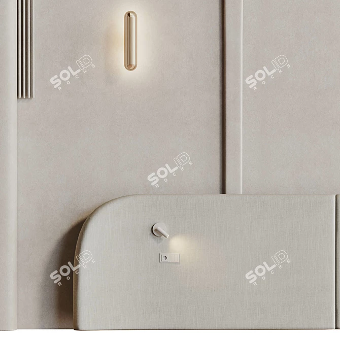 Decorative 3D Wall Panel Arch 3D model image 4