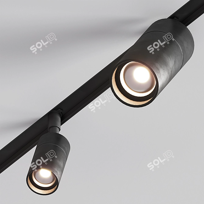 Sleek Track Lighting Solution 3D model image 6