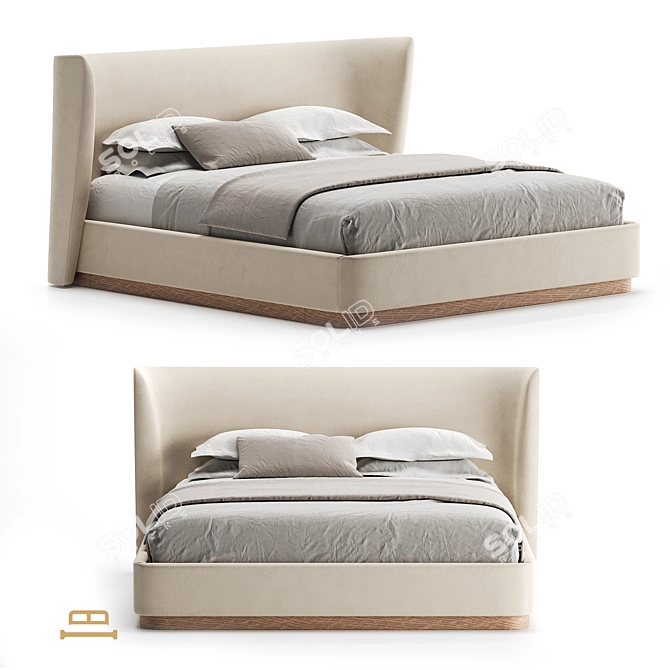 Essen Bed by Idealbeds 3D model image 1