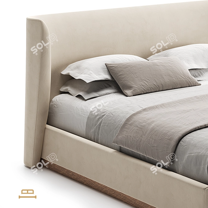 Essen Bed by Idealbeds 3D model image 3