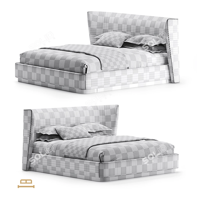 Essen Bed by Idealbeds 3D model image 4