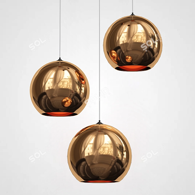 ImperiumLoft MORO Pendant Light 3D model image 2