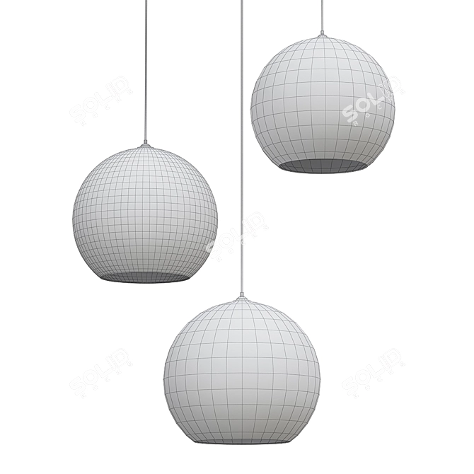 ImperiumLoft MORO Pendant Light 3D model image 3