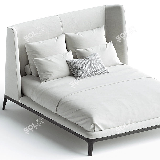 Elegant Flexform Dragonfly Bed 3D model image 2
