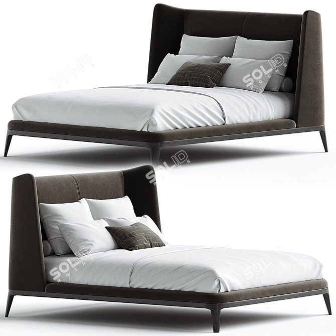 Elegant Flexform Dragonfly Bed 3D model image 4