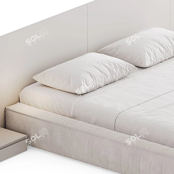 Double Bed 09 | 3Ds Max | OBJ | Corona 3D model image 4