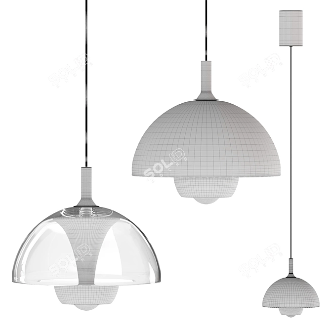 Modern Design Lamp HENNEKE 3D model image 2