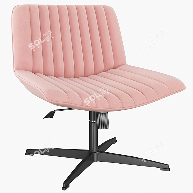 Dual Color Computer Chair with Two Models 3D model image 5