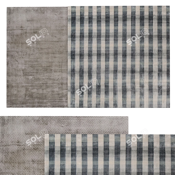 Luxurious Fergie Area Rug 3D model image 1