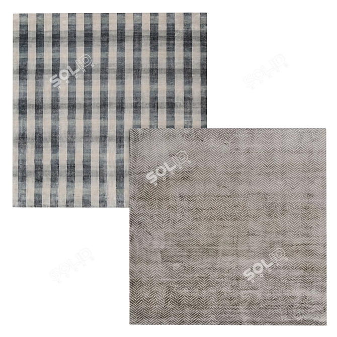 Luxurious Fergie Area Rug 3D model image 2