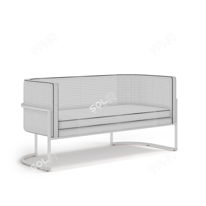 Modern Megan Sofa: Elegant Comfort 3D model image 2