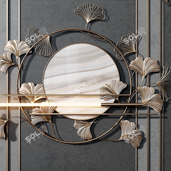  Classic Style Wall Panel Art 3D model image 2