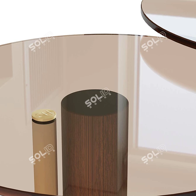 Italian Handcrafted Coffee Tables 3D model image 4