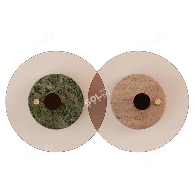 Italian Handcrafted Coffee Tables 3D model image 5