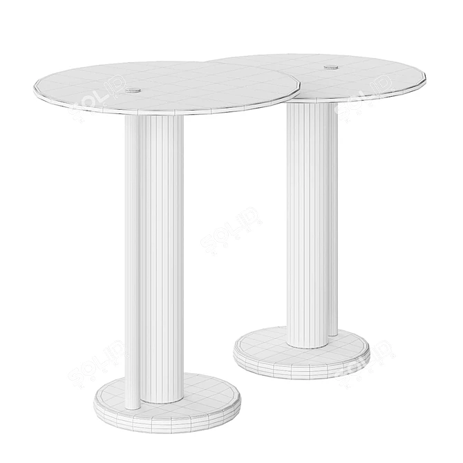 Italian Handcrafted Coffee Tables 3D model image 6