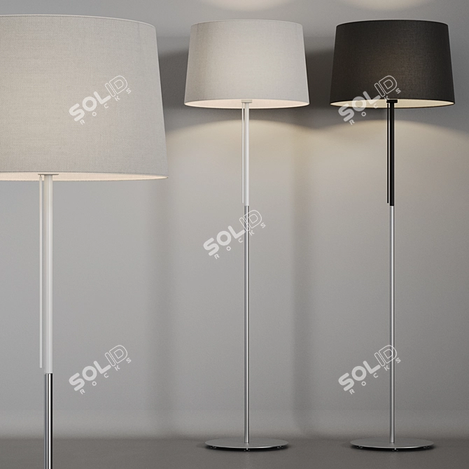 Elegant Volta Floor Lamp 3D model image 6