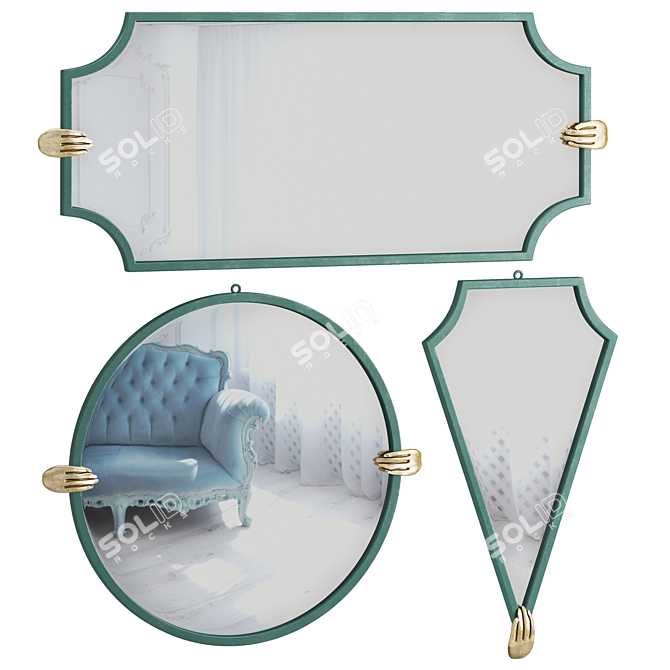 Stylish SIGMA L2 Mirrors 3D model image 5