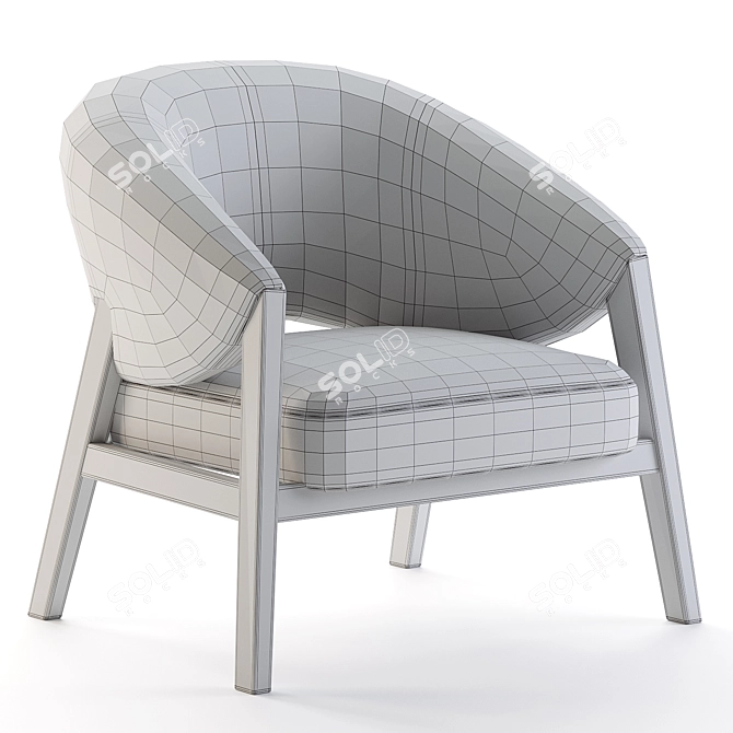 Modern Apora Armchair: Corona Render 3D model image 4