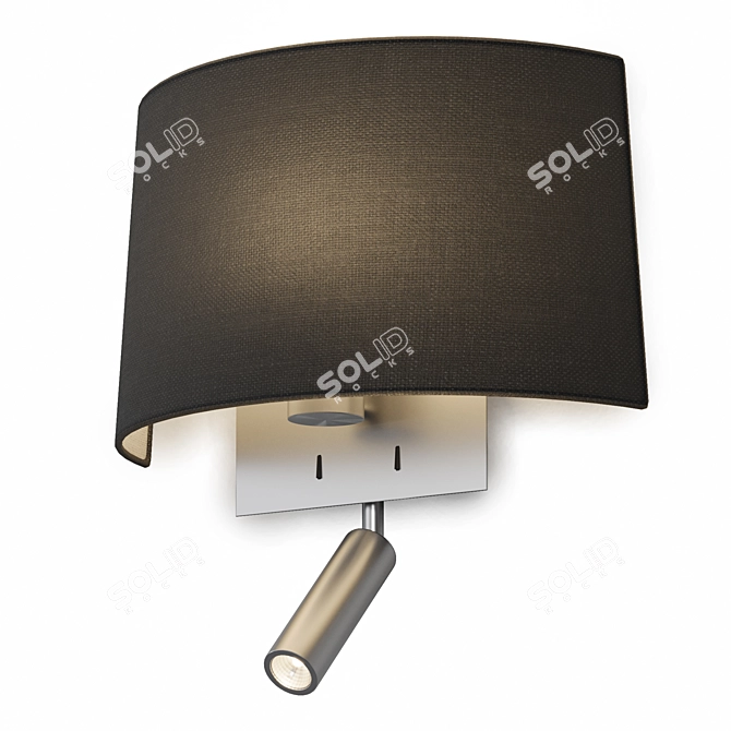 Elegant Designer Wall Lamp 3D model image 4