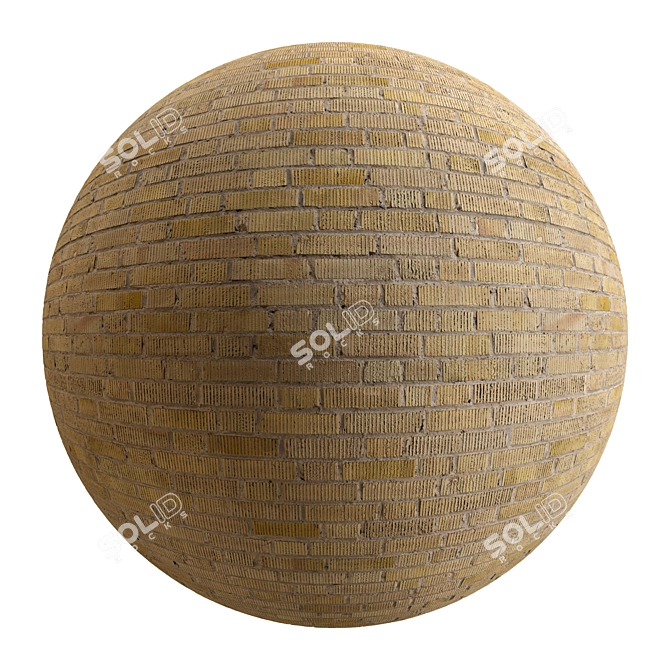 Displacement Modifier Brick Texture Set 3D model image 1