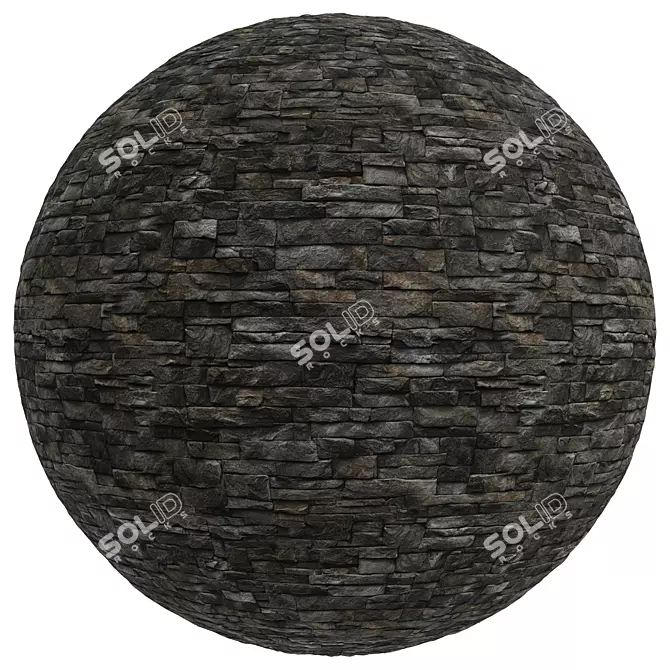 Stacked Stone Texture Set | 4K 3D model image 2