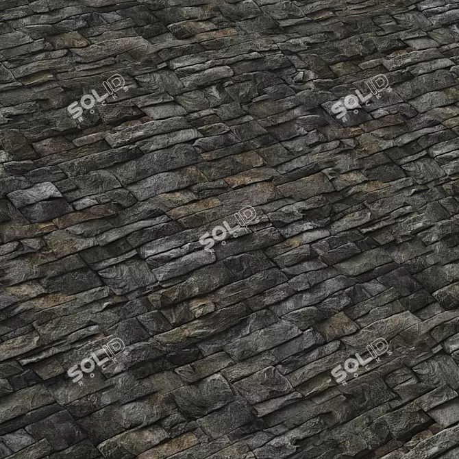 Stacked Stone Texture Set | 4K 3D model image 3