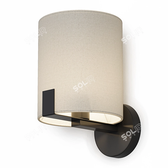 Nila Wall Sconce: Modern Elegance 3D model image 2