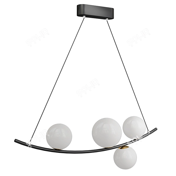 Modern Pendant Light Fixture DINO 3D model image 1