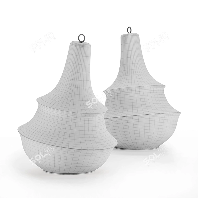 Lady D LED Floor Lamp 3D model image 2