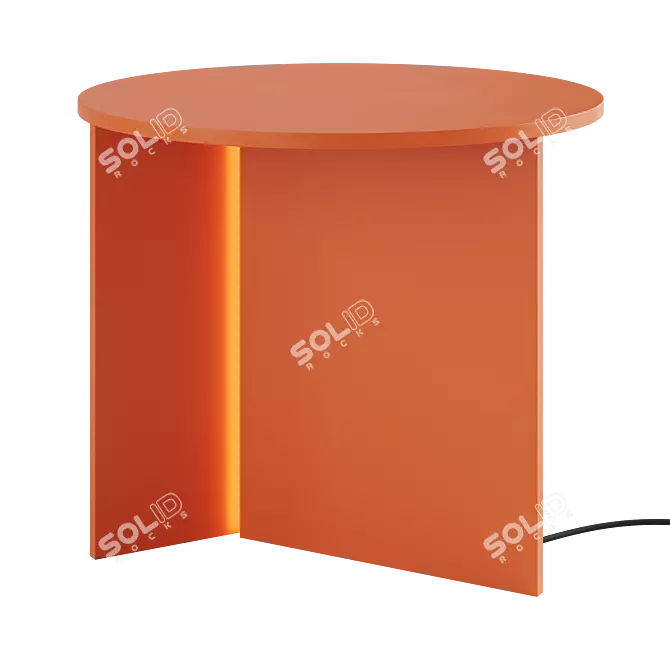 Modern LED Side Table Stella 3D model image 1