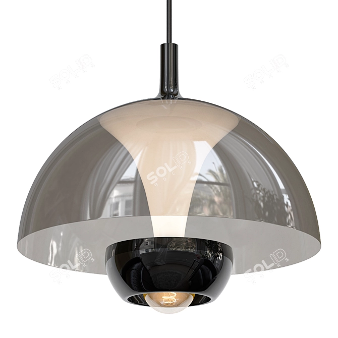 Henneke Pendant Lamp 3D Model 3D model image 1