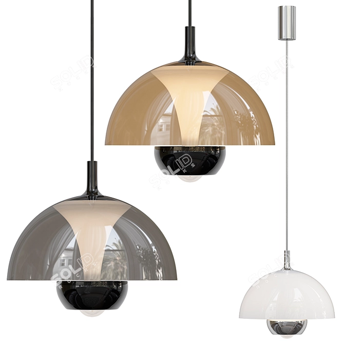 Henneke Pendant Lamp 3D Model 3D model image 2