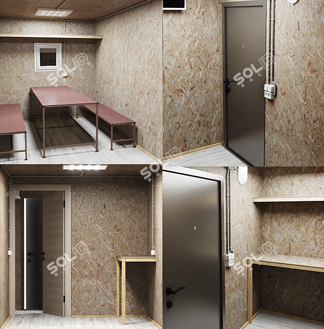 Modular Living Unit BK-1 3D model image 3