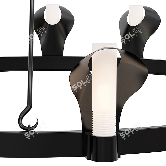 Presidio 15 Chandelier VRay Lighting 3D model image 3