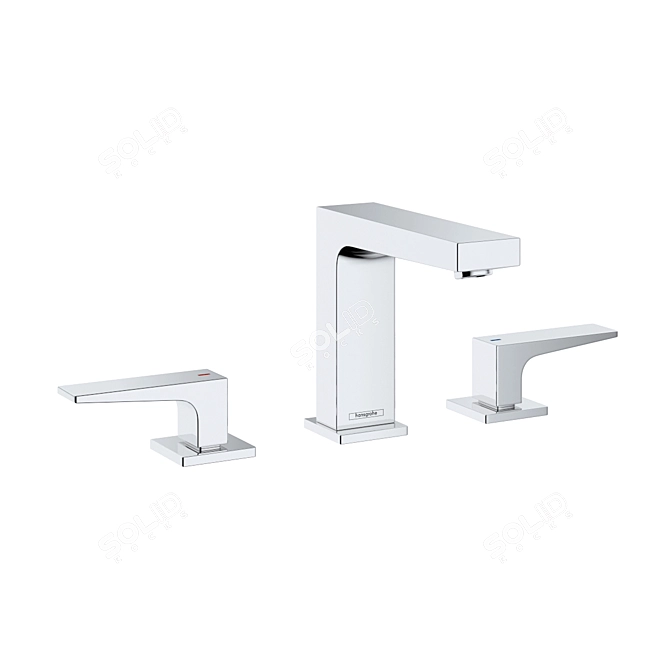 Hansgrohe Metropol Mixer Set 3D model image 3